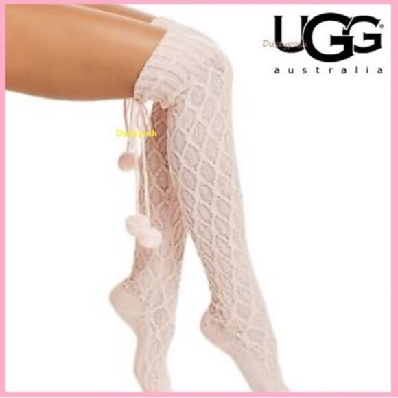 pom pom knee socks